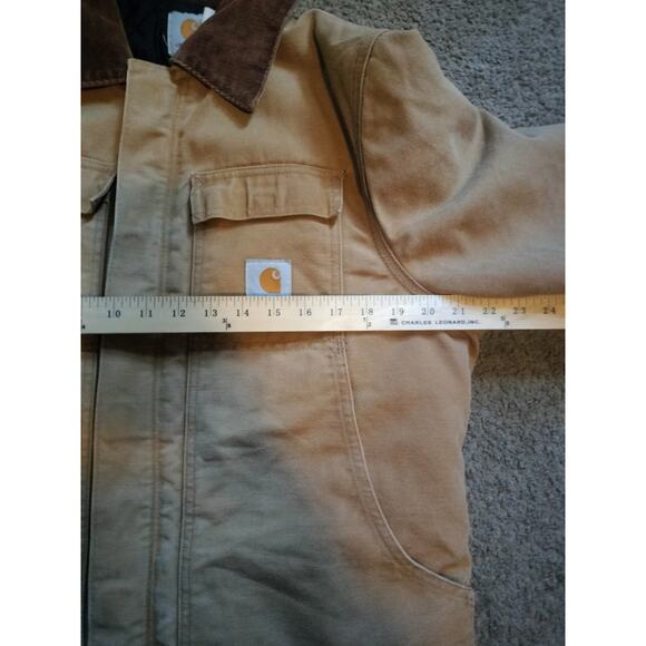 Carhartt Quilted Duck Canvas Jacket Coat No Tag Fits Like L/XL Mens - Picture 9 of 9